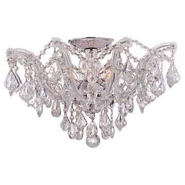 Maria Theresa Five Light Semi Flush Mount in Polished Chrome by Crystorama