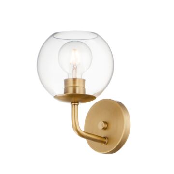 Branch One Light Wall Sconce in Natural Aged Brass by Maxim