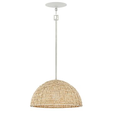 Dalia 1-Light LED Pendant in Textured Plaster