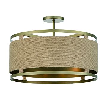 Minka Lavery 4 Light Ceiling Light in Soft Brass