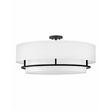 Hinkley Graham 4-Light Semi-Flush Ceiling Light In Black