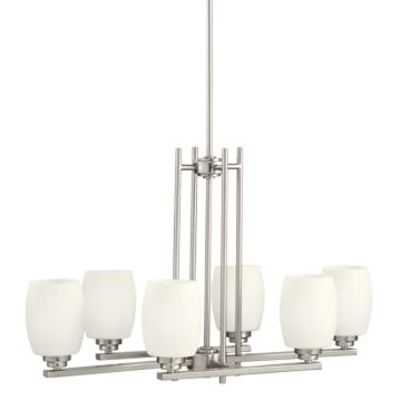 Eileen LED Chandelier in Brushed Nickel by Kichler