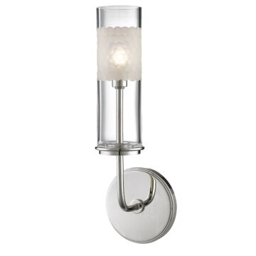 Wentworth One Light Wall Sconce in Polished Nickel by Hudson Valley