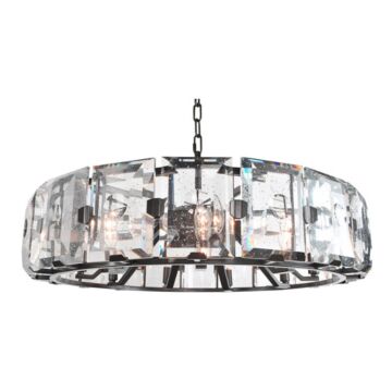 Giada Nine Light Pendant in Dark Bronze by Kalco