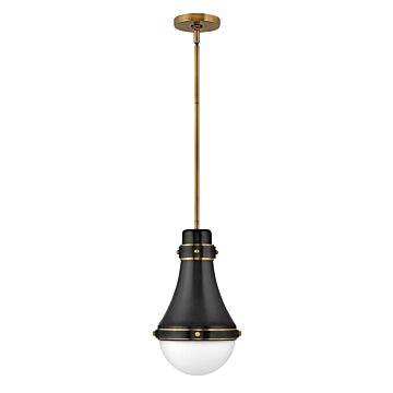 Hinkley Oliver 1-Light Pendant In Black