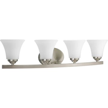 Adorn 4-Light Bathroom Vanity Light Bracket in Brushed Nickel