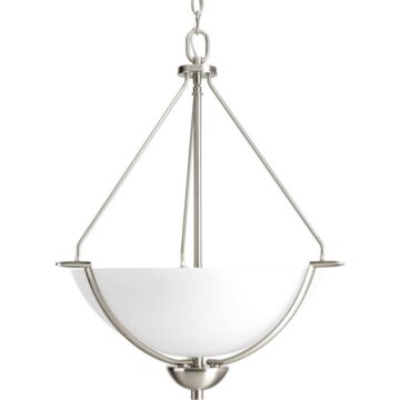 Bravo 3-Light Pendant in Brushed Nickel