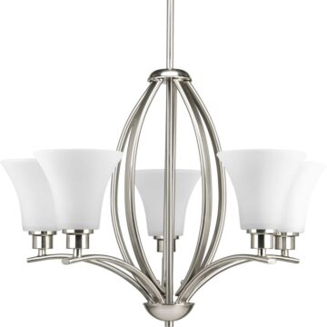 Joy 5-Light Chandelier in Brushed Nickel