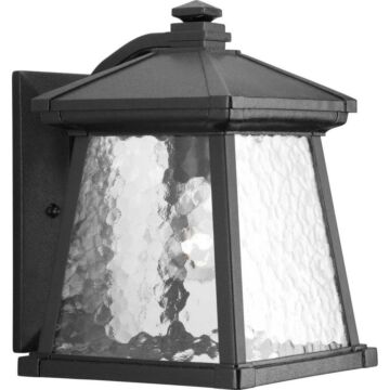 Mac 1-Light Wall Lantern in Black