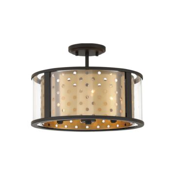 Eurofase Grado 3-Light Ceiling Light in Gold