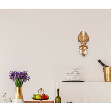 Monarch 1-Light Wall Sconce in French Gold