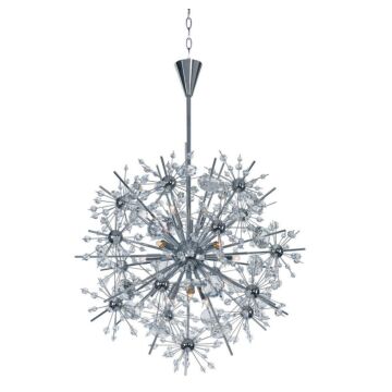 Starfire 11 Light Chandelier in Polished Chrome by Maxim