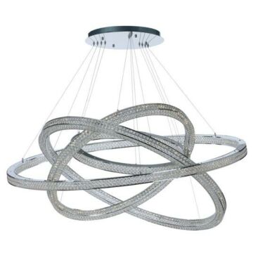 Eternity LED LED Chandelier in Polished Chrome by Maxim