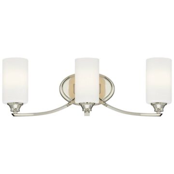 Tilbury Three Light Bath in Polished Nickel by MinkaLavery
