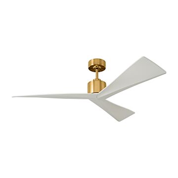 Adler 52"Ceiling Fan in Burnished Brass by Visual Comfort Fan