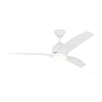 Avila 54"Ceiling Fan in Matte White by Visual Comfort Fan