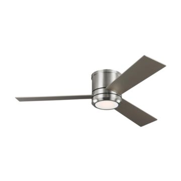 Monte Carlo Clarity Max 56 Inch Ceiling Fan in Brushed Steel