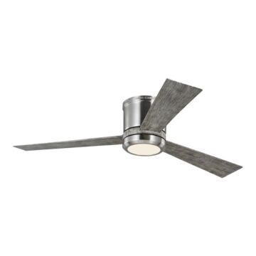 Monte Carlo Clarity 52 Inch Ceiling Fan in Brushed Steel