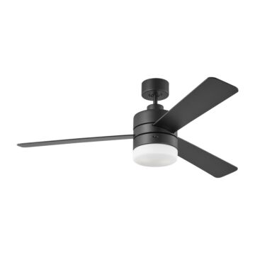 Era 2-Light 52" Ceiling Fan in Midnight Black