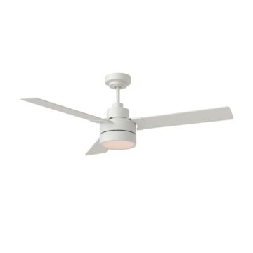 Jovie 1-Light 52" Ceiling Fan in Matte White