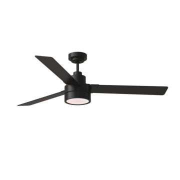 Jovie 1-Light 58" Ceiling Fan in Midnight Black