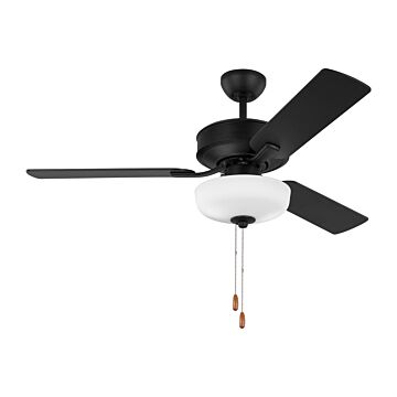 Linden 2-Light 48" Ceiling Fan in Midnight Black