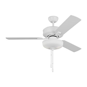 Linden 2-Light 48" Ceiling Fan in Matte White