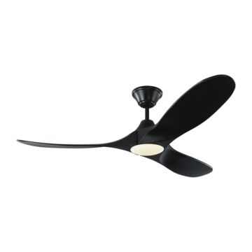 Monte Carlo Maverick II LED 52 Inch Indoor Ceiling Fan in Matte Black