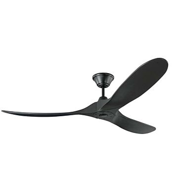 Maverick 60"Ceiling Fan in Matte Black by Visual Comfort Fan