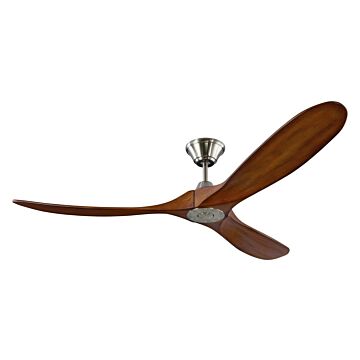 Maverick 60"Ceiling Fan in Brushed Steel by Visual Comfort Fan