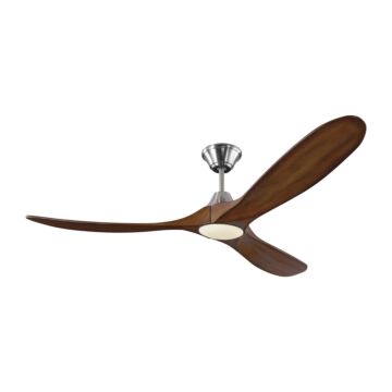 Maverick 60"Ceiling Fan in Brushed Steel by Visual Comfort Fan