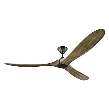 Maverick 70"Ceiling Fan in Aged Pewter by Visual Comfort Fan