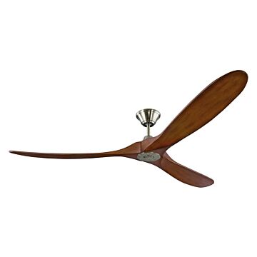Maverick 70"Ceiling Fan in Brushed Steel by Visual Comfort Fan