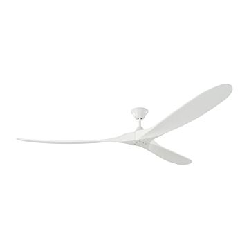 Maverick 88"Ceiling Fan in Matte White by Visual Comfort Fan