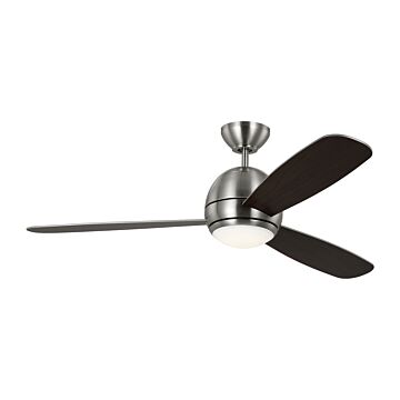 Orbis 52" LED Ceiling Fan in Brushed Steel