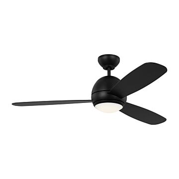 Orbis 52" LED Ceiling Fan in Midnight Black