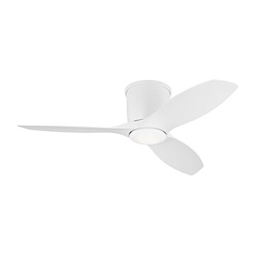 Titus 44" Hugger LED Ceiling Fan in Matte White