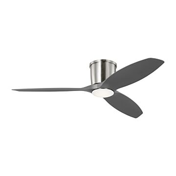 Titus 52" Hugger LED Ceiling Fan in Brushed Steel