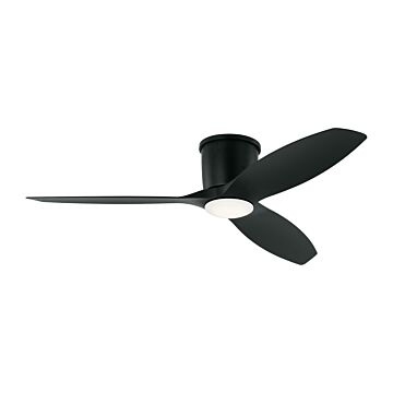 Titus 52" Hugger LED Ceiling Fan in Midnight Black