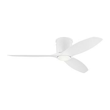 Titus 52" Hugger LED Ceiling Fan in Matte White