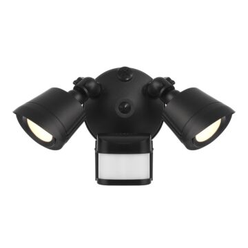  LED Motion Sensored Double Flood Light in Black by Savoy House