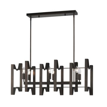 Z-Lite Marsala 6-Light Chandelier In Bronze