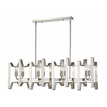 Z-Lite Marsala 8-Light Chandelier In Brushed Nickel