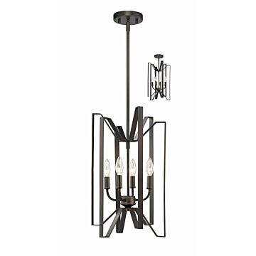 Z-Lite Marsala 4-Light Pendant Light In Bronze