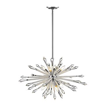 Z-Lite Soleia 8-Light Chandelier In Chrome