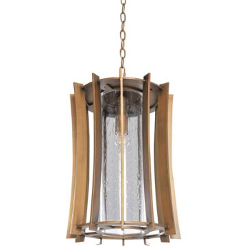 Ronan One Light Hanging Lantern in Modern Bronze by Kalco