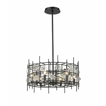 Z-Lite Garroway 6-Light Chandelier In Matte Black