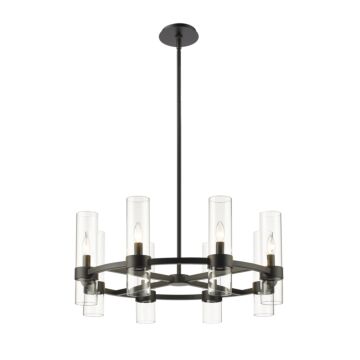 Z-Lite Datus 8-Light Chandelier In Matte Black