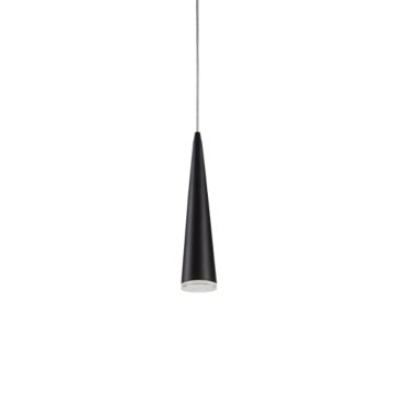 Mina LED Pendant in Black by Kuzco Lighting