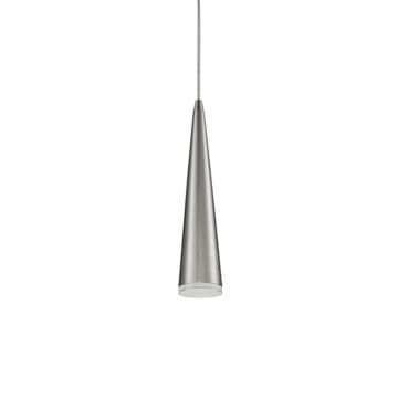 Mina LED Pendant in Brushed Nickel by Kuzco Lighting